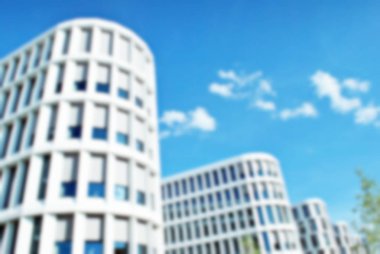 Ofis Binası ile arka plan bulanıklık.