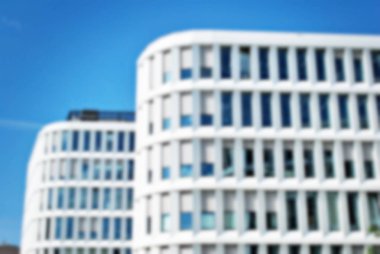 Ofis Binası ile arka plan bulanıklık.