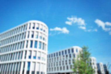 Ofis Binası ile arka plan bulanıklık.