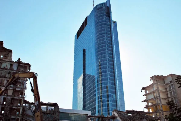 Demolition of office building PHN — Stock Photo, Image
