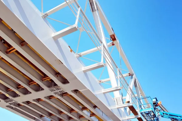 Viyadüğü inşaatı