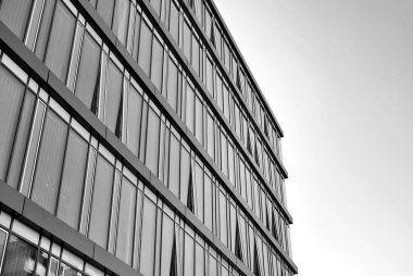 Modern, lüks apartman. Siyah ve beyaz.