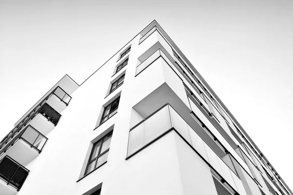 Modern, lüks apartman. Siyah ve beyaz. — Stok fotoğraf
