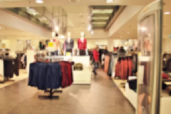 Fashion Store Defocused Blurred Background — Stock Photo, Image