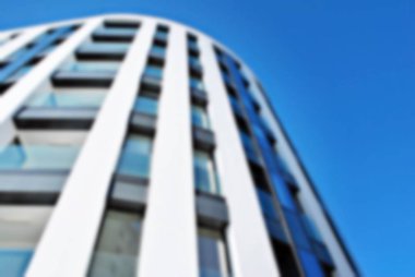 Yeni apartmanlar bulanık arka plan