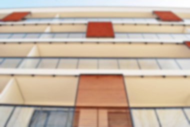 Yeni apartmanlar bulanık arka plan