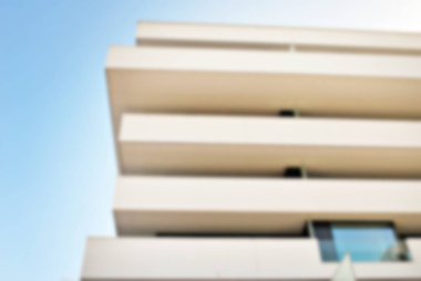 Yeni apartmanlar bulanık arka plan