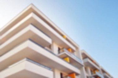 Yeni apartmanlar bulanık arka plan