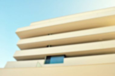 Yeni apartmanlar bulanık arka plan