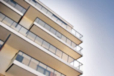 Yeni apartmanlar bulanık arka plan