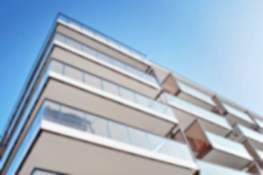 Yeni apartmanlar bulanık arka plan