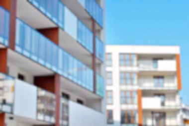 Yeni apartmanlar bulanık arka plan