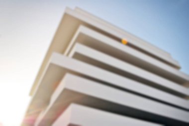 Yeni apartmanlar bulanık arka plan