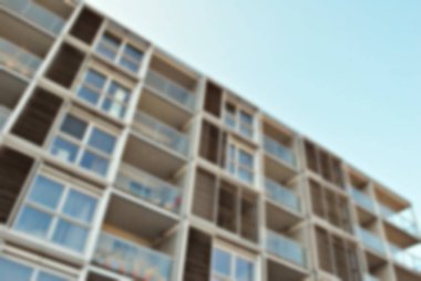 Yeni apartmanlar bulanık arka plan