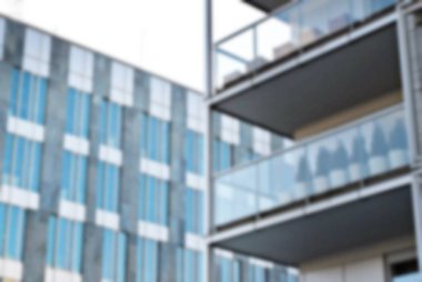 Yeni apartmanlar bulanık arka plan