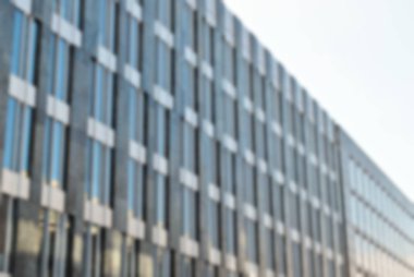 bulanık modern bina cam duvar