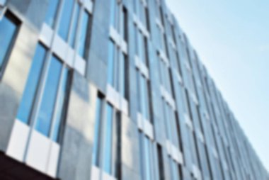 bulanık modern bina cam duvar