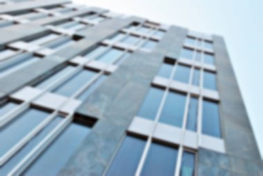 bulanık modern bina cam duvar