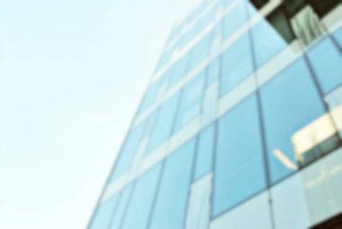 bulanık modern bina cam duvar