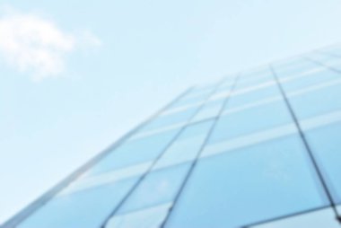 bulanık modern bina cam duvar