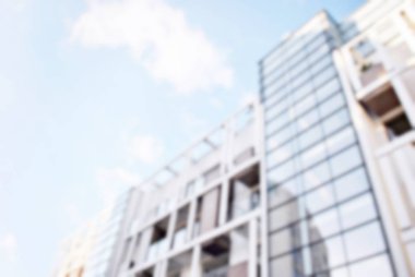 Yeni apartmanlar bulanık arka plan