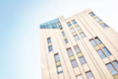 Yeni apartmanlar bulanık arka plan