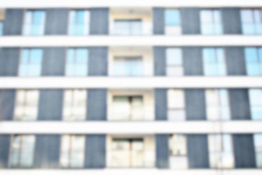 Yeni apartmanlar bulanık arka plan