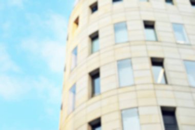 Yeni apartmanlar bulanık arka plan