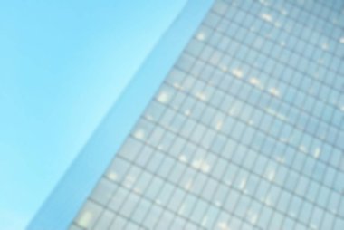 bulanık modern bina cam duvar