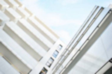 Yeni apartmanlar bulanık arka plan