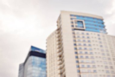 Yeni apartmanlar bulanık arka plan