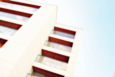 Yeni apartmanlar bulanık arka plan