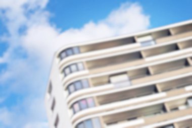 Yeni apartmanlar bulanık arka plan