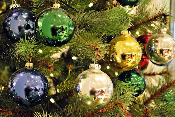 Decorazione Natale Sfondo Effetto Filtro Retrò — Foto Stock