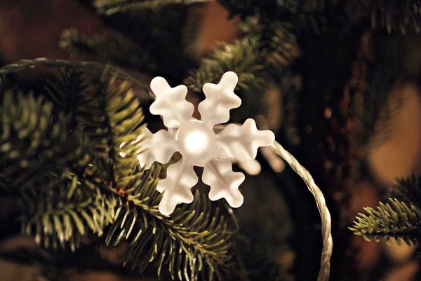 Kerstboom Geschenken Kerstmis Achtergrond Met Decoraties — Stockfoto