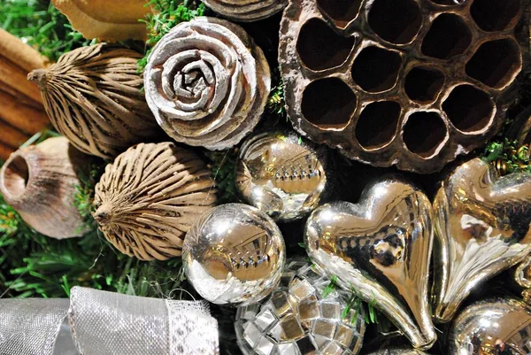 Kerstdecoratie Ornamenten — Stockfoto