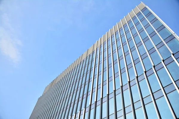 Budynek Biurowy Budowanie Biznesu Zewnątrz Budynku — Zdjęcie stockowe