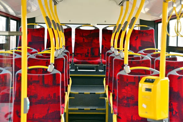 Интерьер Городского Автобуса — стоковое фото