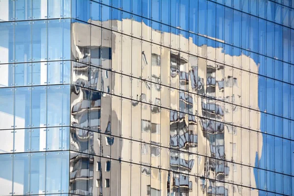 Fachada Moderno Edificio Apartamentos — Foto de Stock