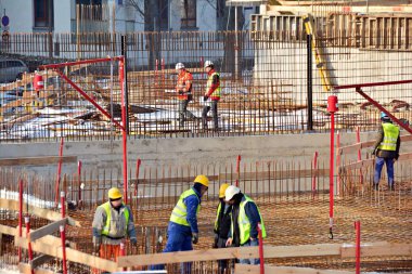 İnşaat site işçileri City