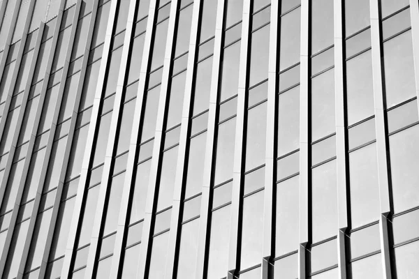 Edificio Oficinas Edificio Negocios Exterior Del Edificio Blanco Negro — Foto de Stock