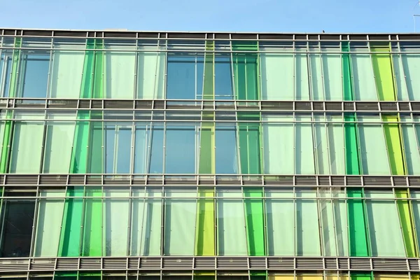 Moderno Edificio Oficinas Con Fachada Vidrio — Foto de Stock