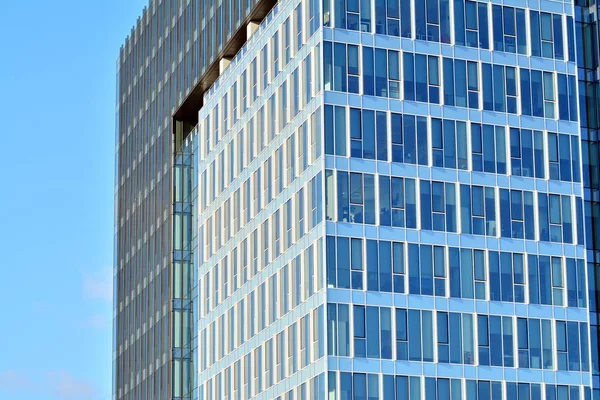 Las Paredes Cristal Edificio Oficinas Fondo Negocios — Foto de Stock