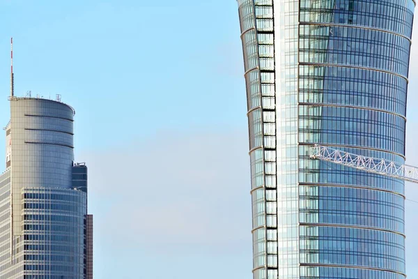 Szklane Ściany Budynku Biurowego Otoczenie Biznesu — Zdjęcie stockowe