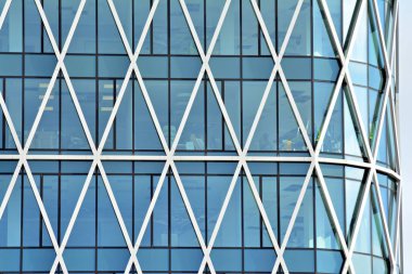 Cam duvarlar bir ofis binası - iş geçmişi