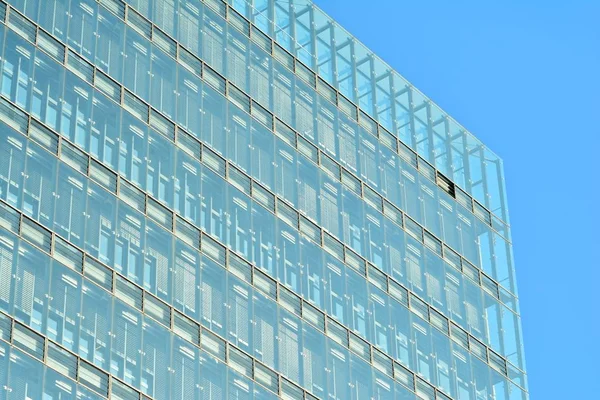 Стеклянные Стены Офисного Здания Деловой Фон — стоковое фото