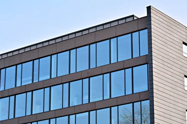 Las Paredes Cristal Edificio Oficinas Fondo Negocios — Foto de Stock