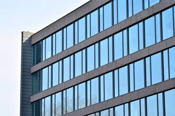 Las Paredes Cristal Edificio Oficinas Fondo Negocios — Foto de Stock