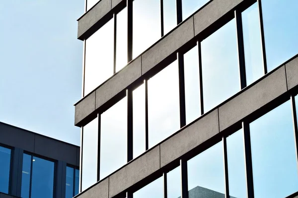 Las Paredes Cristal Edificio Oficinas Fondo Negocios — Foto de Stock