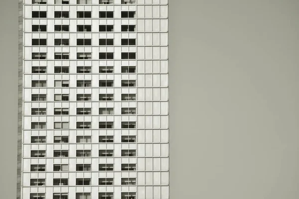 Сучасна Будівля Міського Офісу Зовні Чорно Білий — стокове фото